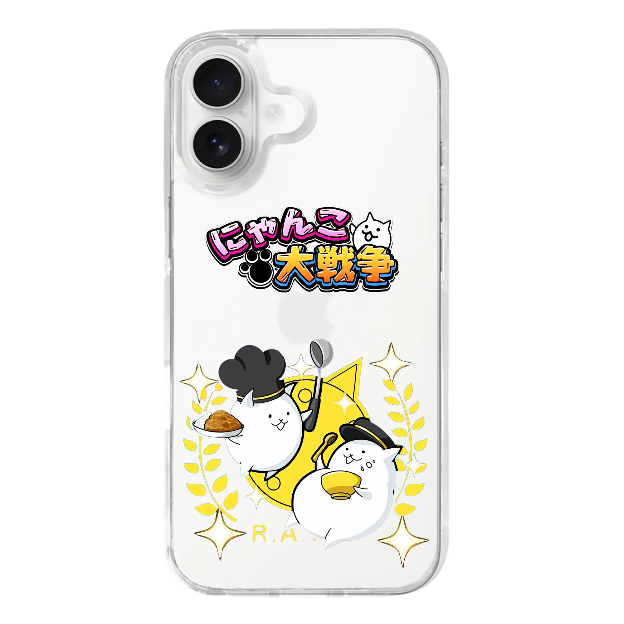 にゃんこ大戦争 グッズ - iPhone 17シリーズ 透明スマホケース – 薄型・耐衝撃・精密フィット保護カバー